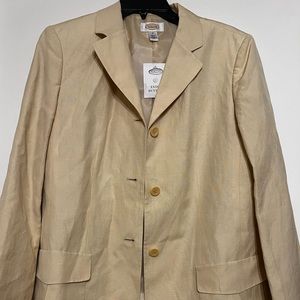 NEW Talbots Khaki Blazer